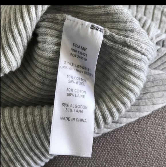 Frame Bell-Sleeve Ribbed Knit Top - Picture 6 of 7